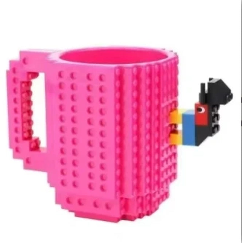 350Ml Creative Milk Mug Coffee Cups Creative Build-On Brick Mug Cups Drinking Water Holder Building Blocks Design