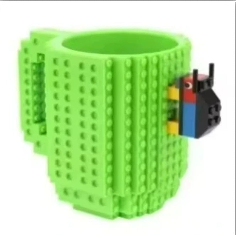 350Ml Creative Milk Mug Coffee Cups Creative Build-On Brick Mug Cups Drinking Water Holder Building Blocks Design