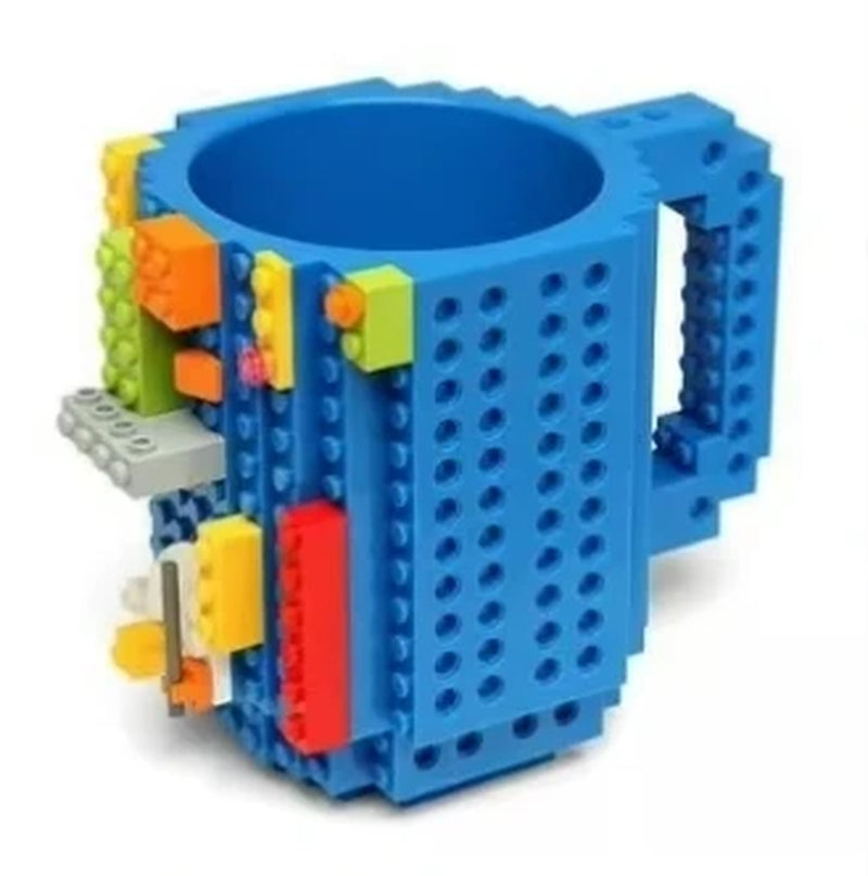 350Ml Creative Milk Mug Coffee Cups Creative Build-On Brick Mug Cups Drinking Water Holder Building Blocks Design