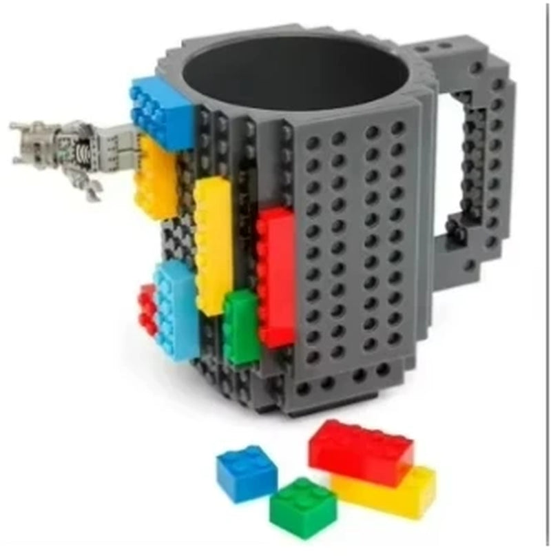 350Ml Creative Milk Mug Coffee Cups Creative Build-On Brick Mug Cups Drinking Water Holder Building Blocks Design
