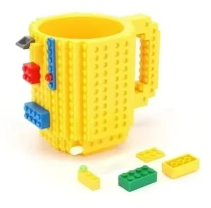 350Ml Creative Milk Mug Coffee Cups Creative Build-On Brick Mug Cups Drinking Water Holder Building Blocks Design