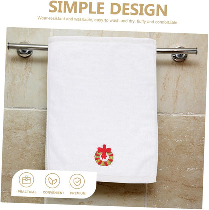 Beatifufu Faciales De Algodón 6 Unidades Patrón Navideño Alta Absorción Y Transpirabilidad